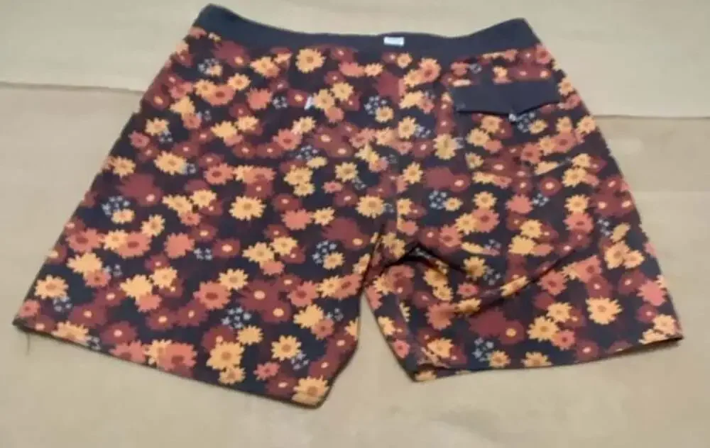 Captain Fin Men's Floral Print Swim Trunks